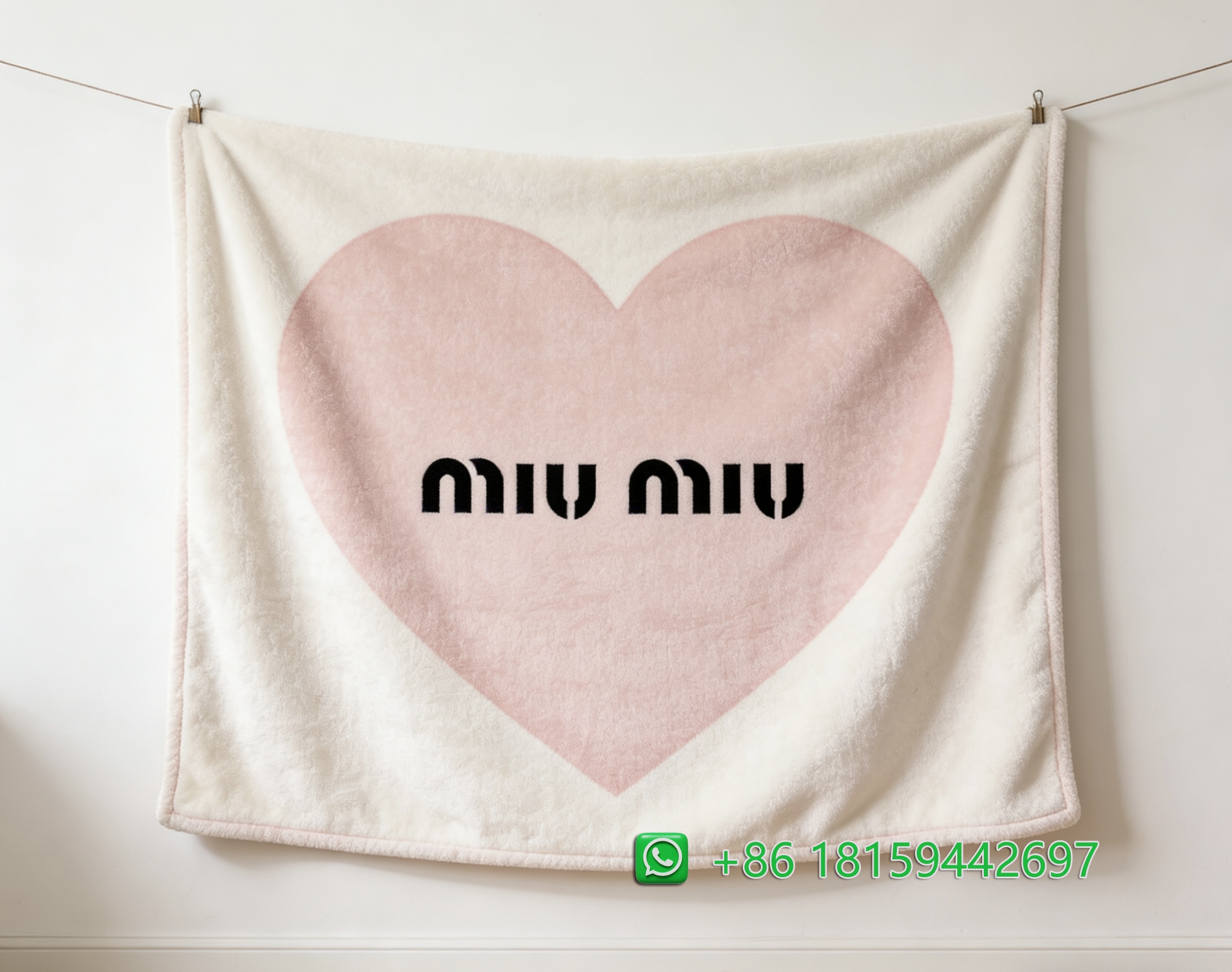 Miumiu Throw Blankets